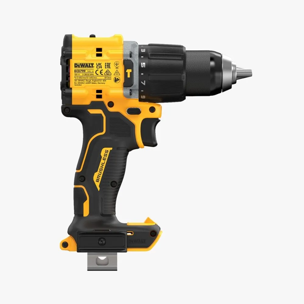 DeWalt DCD799NT Κρουστικό Δραπανοκατσάβιδο Μπαταρίας Solo Brushless 18V – 3
