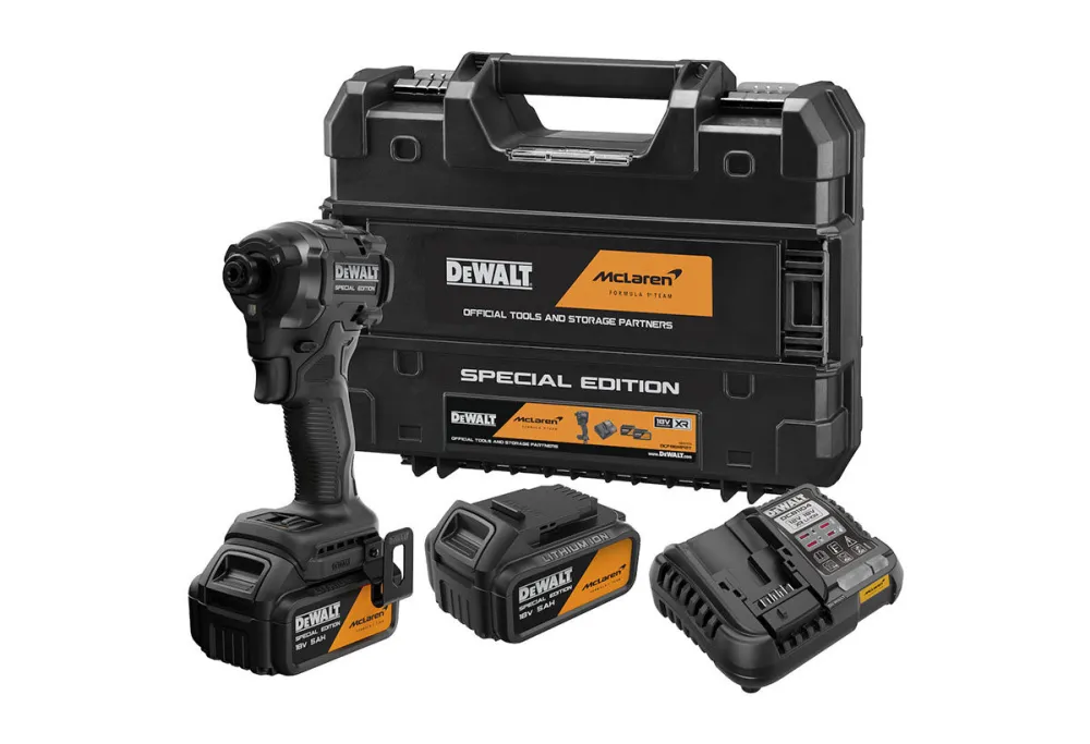DeWalt DCF86MP2T-QW McLaren Παλμικό Κατσαβίδι Μπαταρίας Brushless 18V 2x5Ah