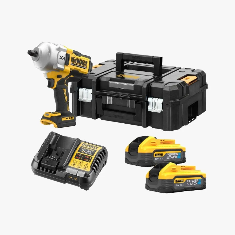 DeWalt DCF961H2T Brushless Μπουλονόκλειδο Μπαταρίας 18V 2x5Ah Με Υποδοχή 1/2″