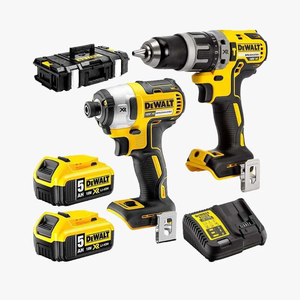 DeWalt DCK266P2 Σετ Κρουστικό Δραπανοκατσάβιδο & Παλμικό Κατσαβίδι Brushless 18V Με 2 Μπαταρίες 5Ah Και Θήκη – 5