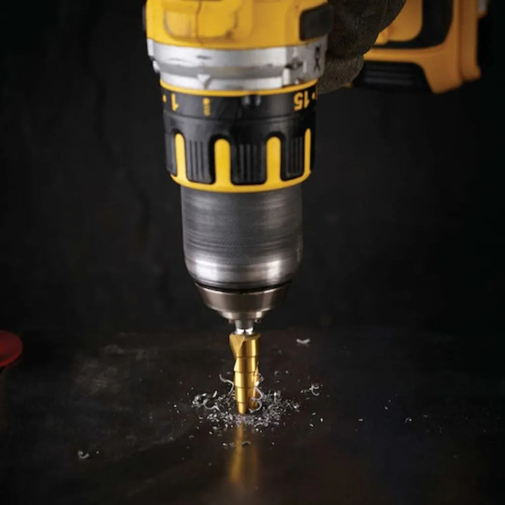 DeWalt DT5027 Impact Κωνικό Τρυπάνι Τιτανίου Με Εξάγωνο Στέλεχος Για Δομικά Υλικά 6-18mm – 4