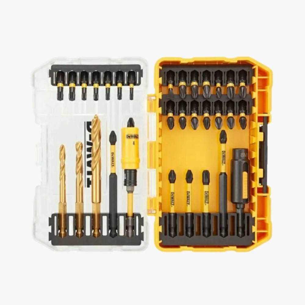 DeWalt DT70741T FlexTorq Σετ 32 Τρυπάνια Με Κυλινδρικό Στέλεχος