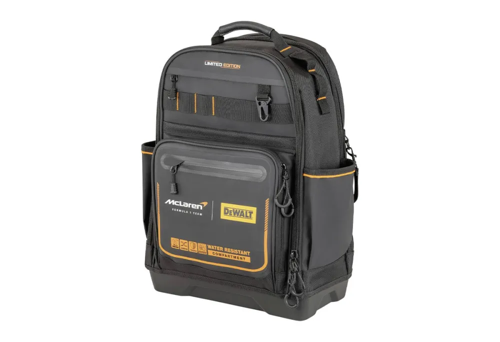 DeWalt DWST60122-1 McLaren Τσάντα Πλάτης Αδιάβροχη Μαύρη