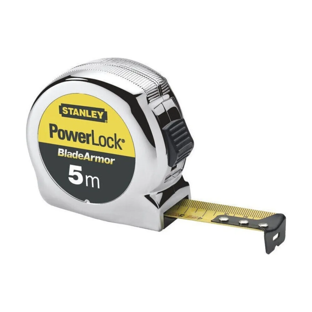 Stanley Powerlock Μετροταινία Με Αυτόματη Επαναφορά 25mm x 8m 0-33-527